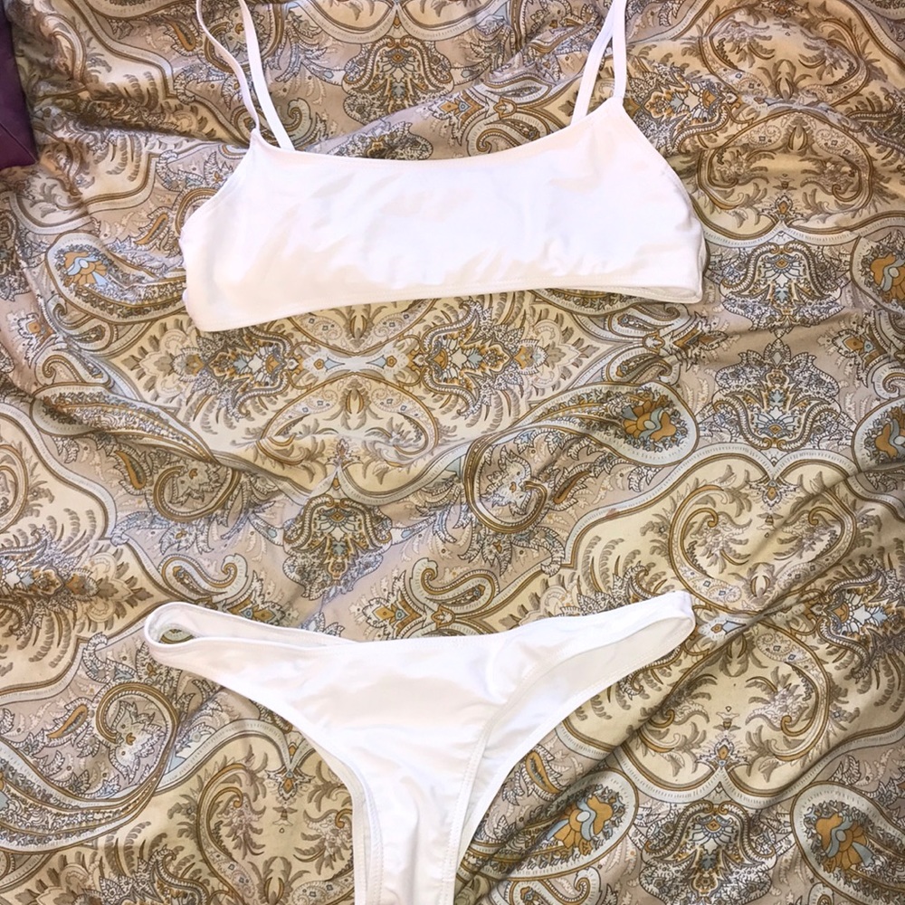 White bikini